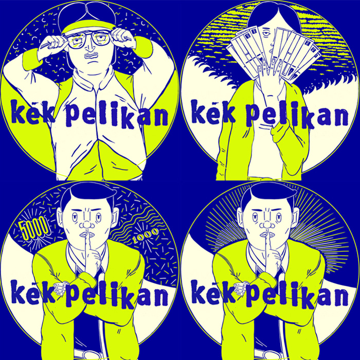 PELIKAN BLUE | KÉK PELIKAN_textile badges