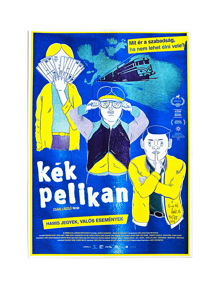 KEK_PELIKAN_PELIKAN_BLUE_risograph_poster